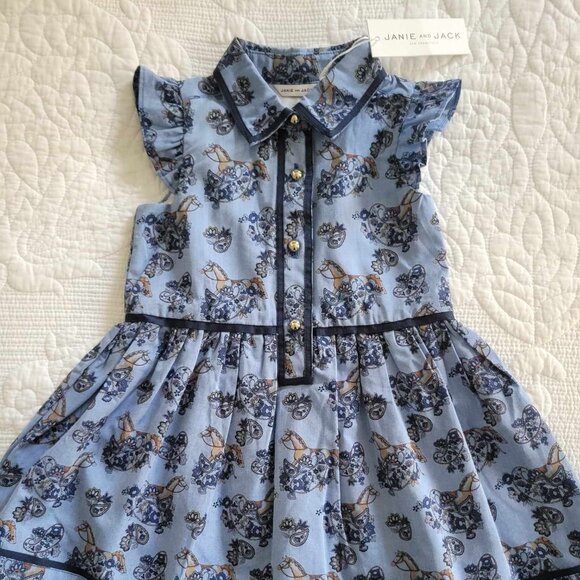 Janie and Jack Equestrian Dress 2T - Picture 1 of 2